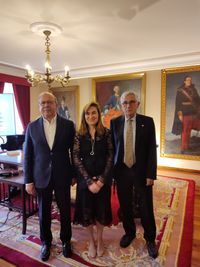Foto con José Manuel en Santiago
